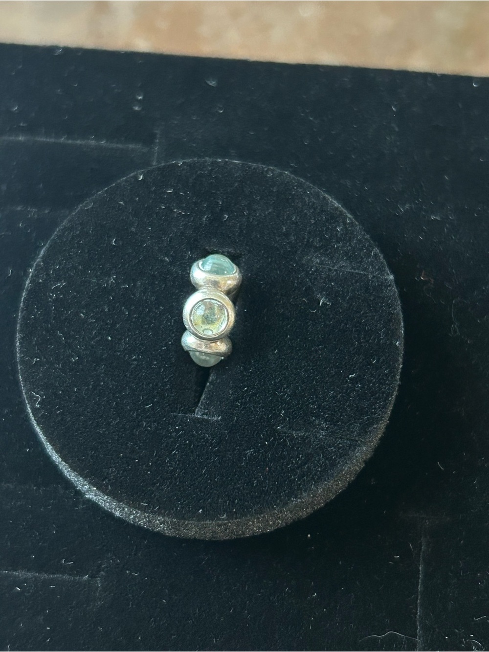 Pandora blue topaz cabochon charm - Picture 2 of 4